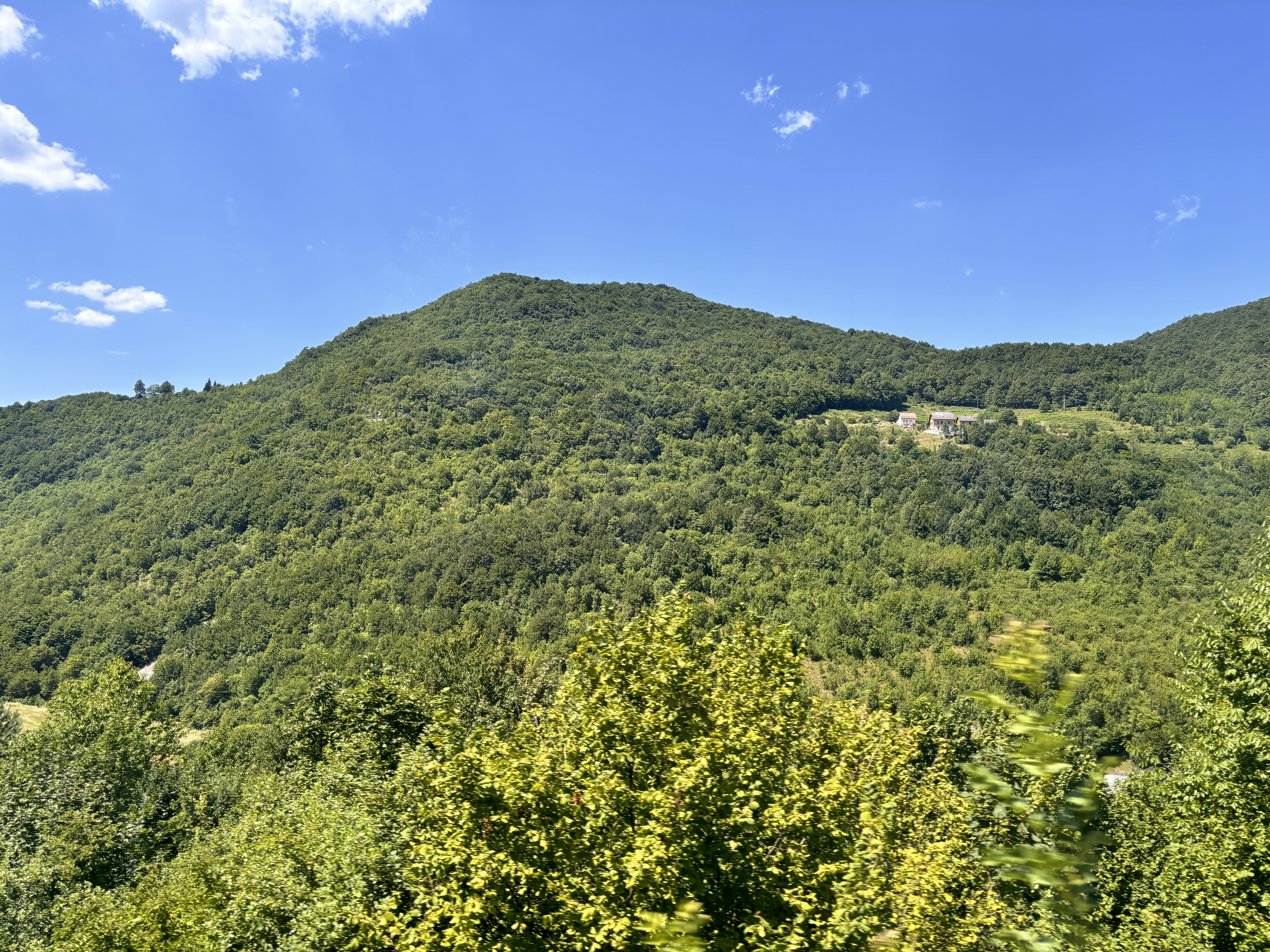 View near Plitvice Lakes in Croatia