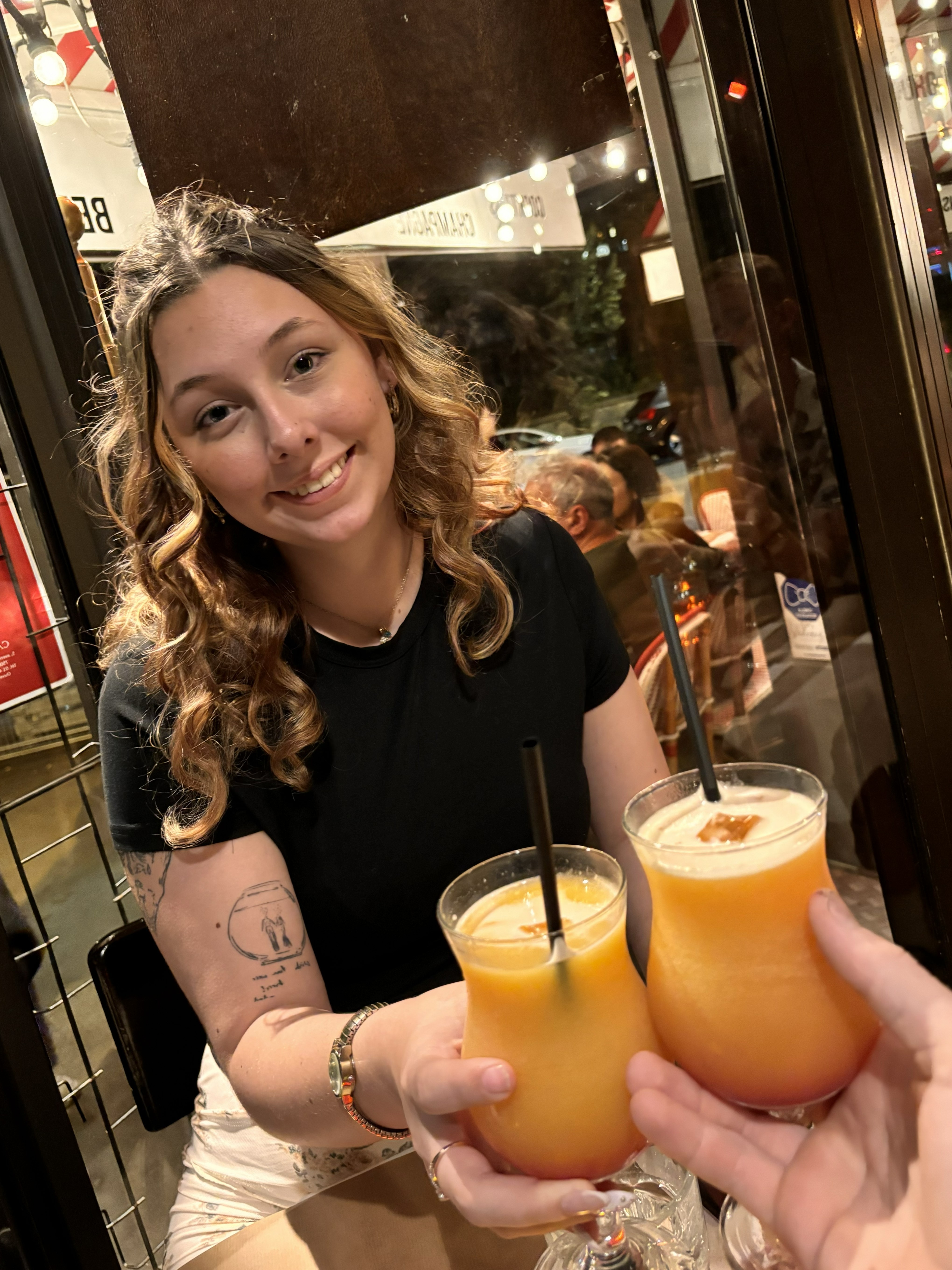 Drinks near the Eiffel Tower
