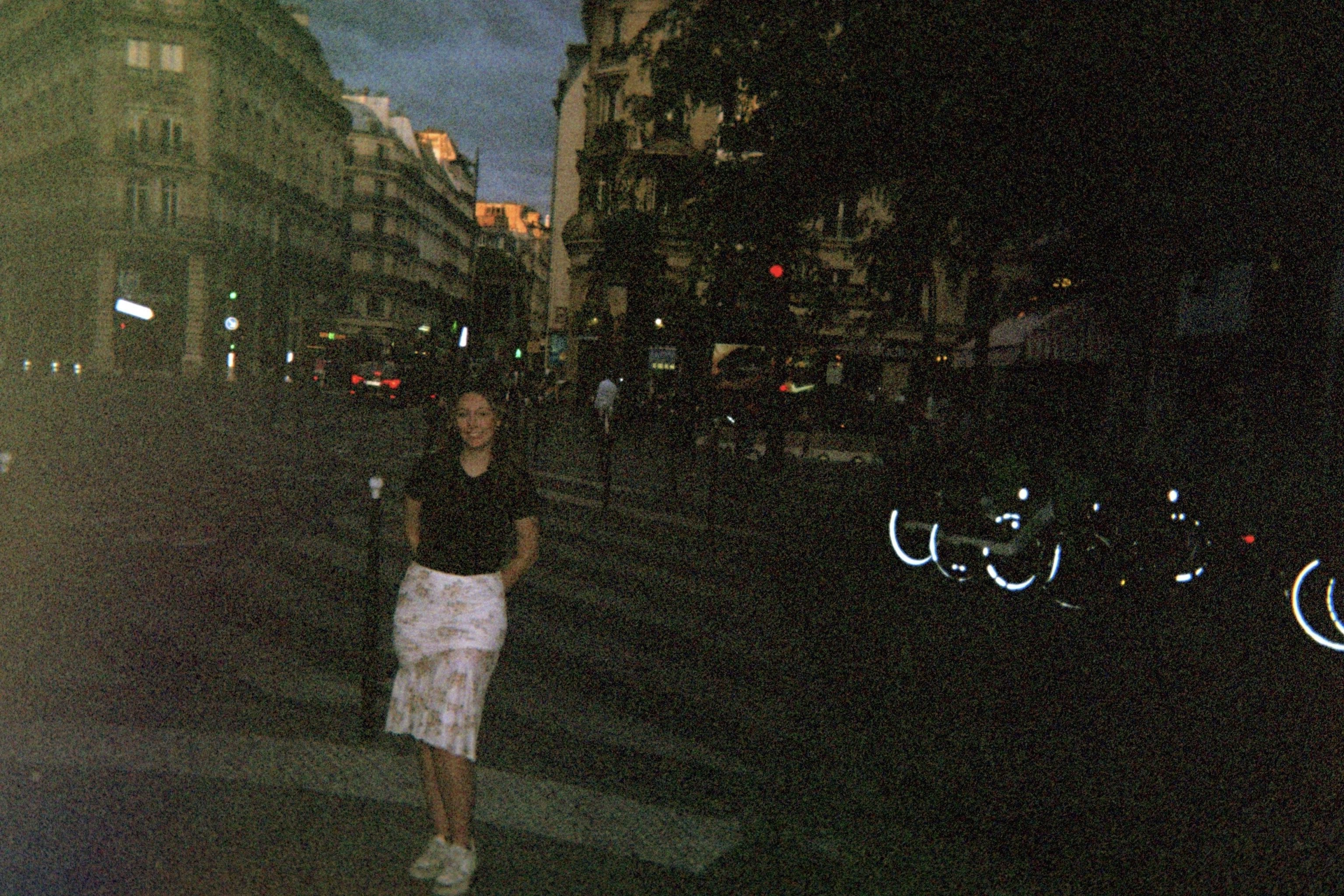 Film photo on a Parisian side street